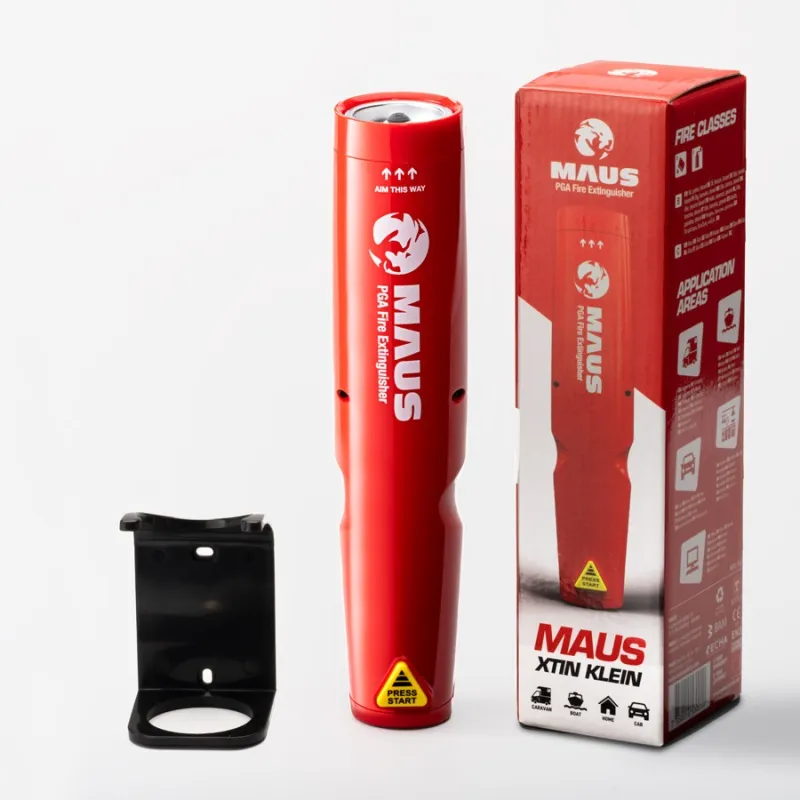 MAUS Xtin Klein – tulekustuti koos seinakinnitusega
